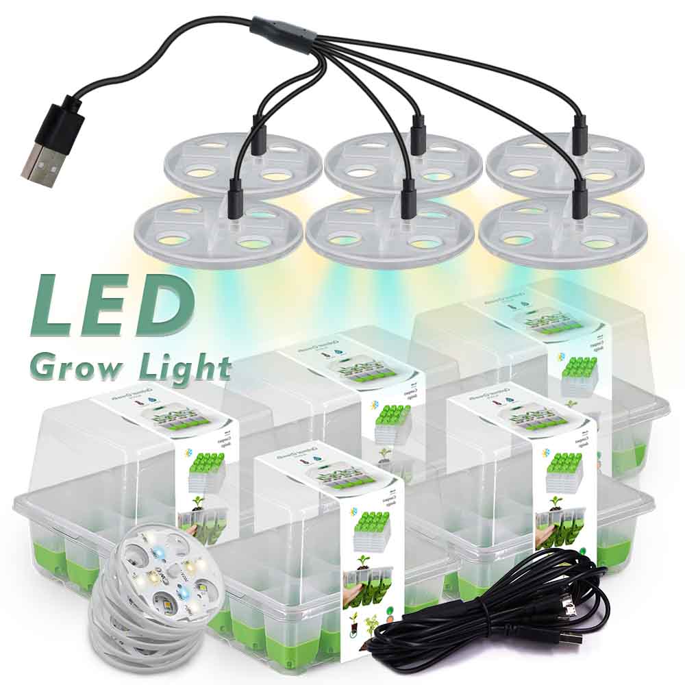 Indoor Garden Kit - LED Büyümek Işık Fide Başlangıç Tepsisi