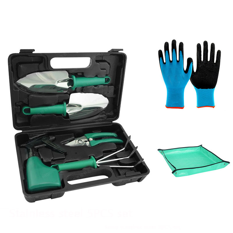 Indoor Garden Kit - Bahçe Alet Seti Paslanmaz Çelik Ağır