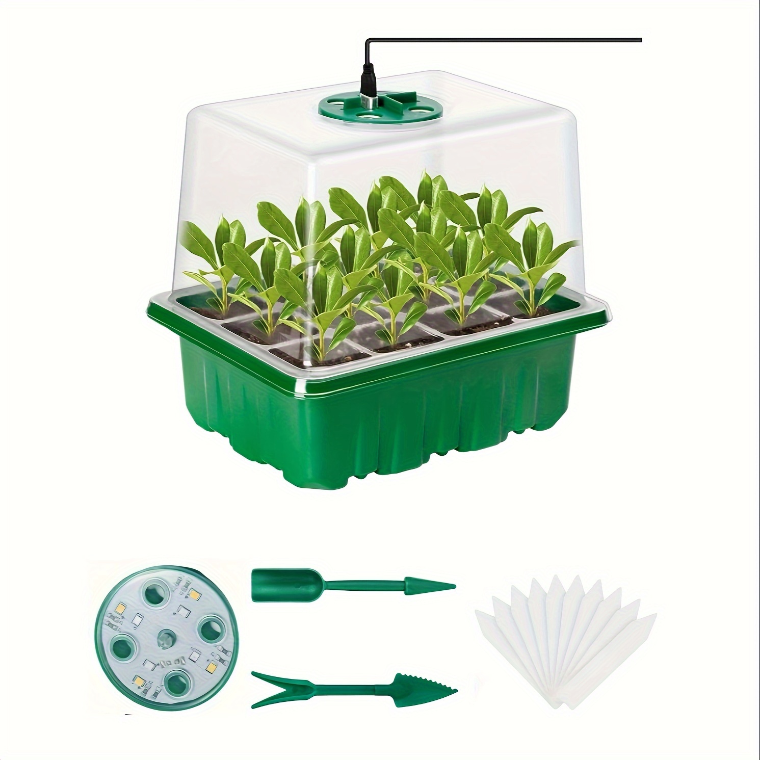 Plant Grow Light Full Spectrum - Fide Yetiştirme Kiti - 1/2/3 Set,