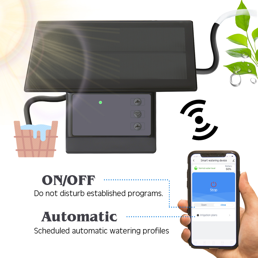 Yüksek kaliteli Tuya güneş Pan - Smart Garden System incelemesi ve fiyatı