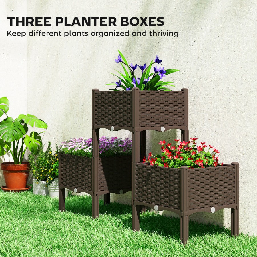 Ayaklı, Yükseltilmiş Plastik B - Self Watering Planter incelemesi ve fiyatı