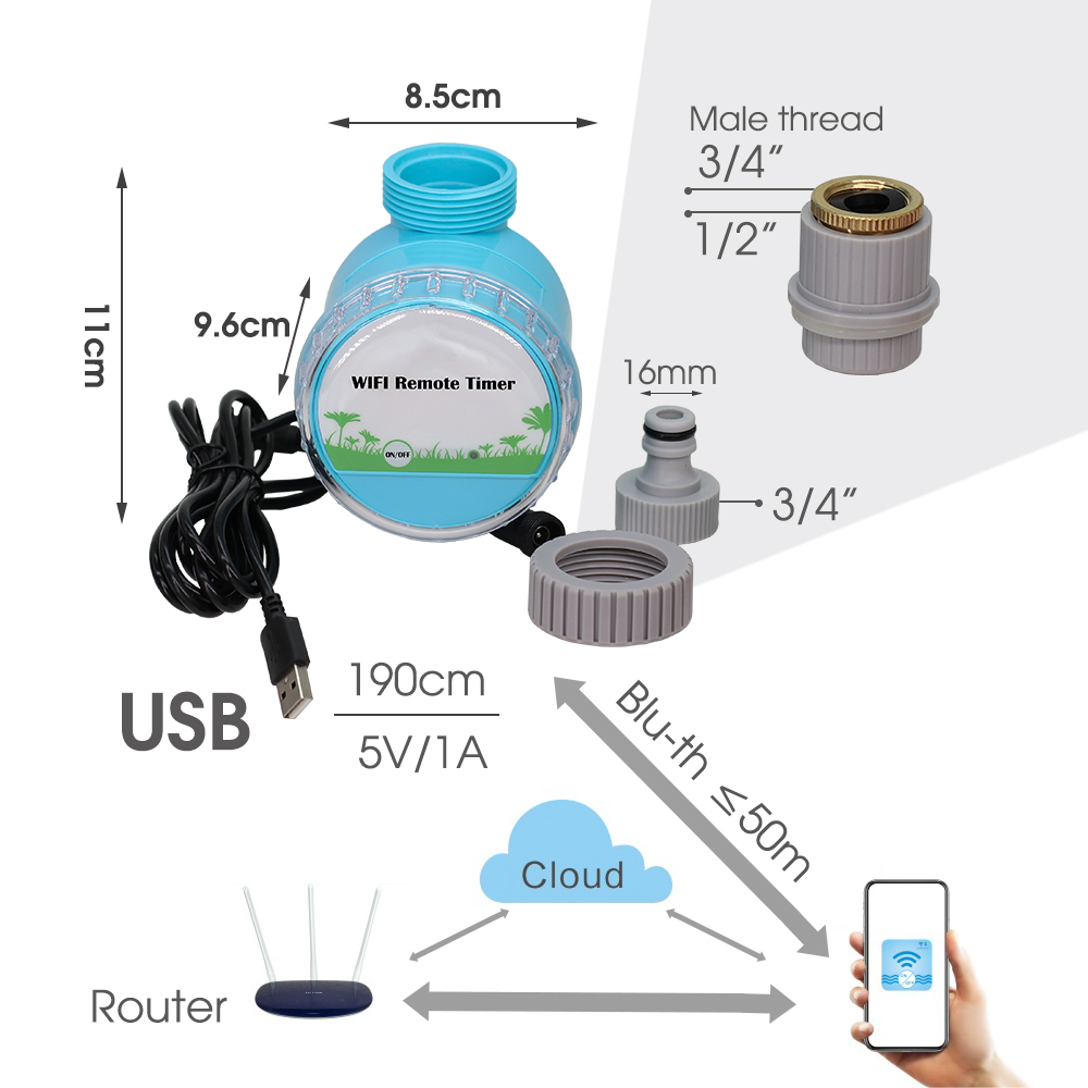 30-50M akıllı bahçe sulama sis - Smart Garden System incelemesi ve fiyatı