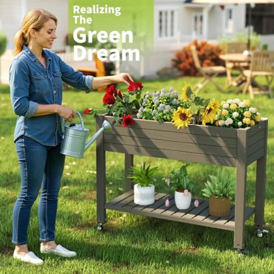 Ayaklı Yükseltilmiş Bahçe Yata - Self Watering Planter incelemesi ve fiyatı