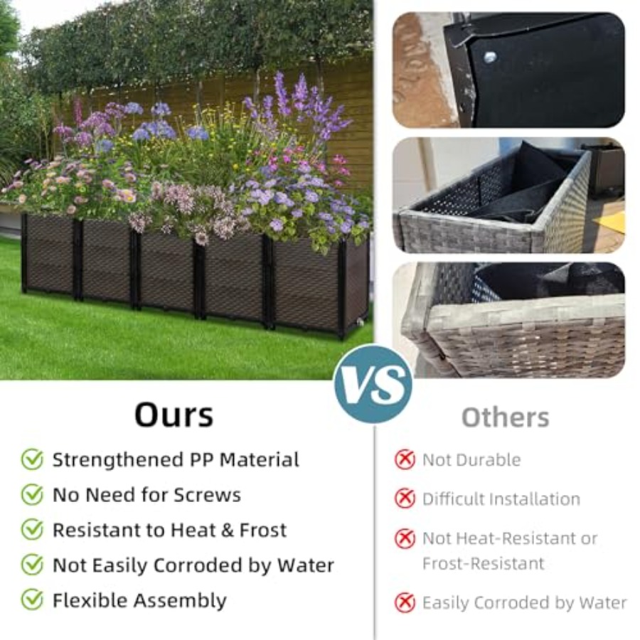 Veranda, balkon, teras için dı - Self Watering Planter incelemesi ve fiyatı