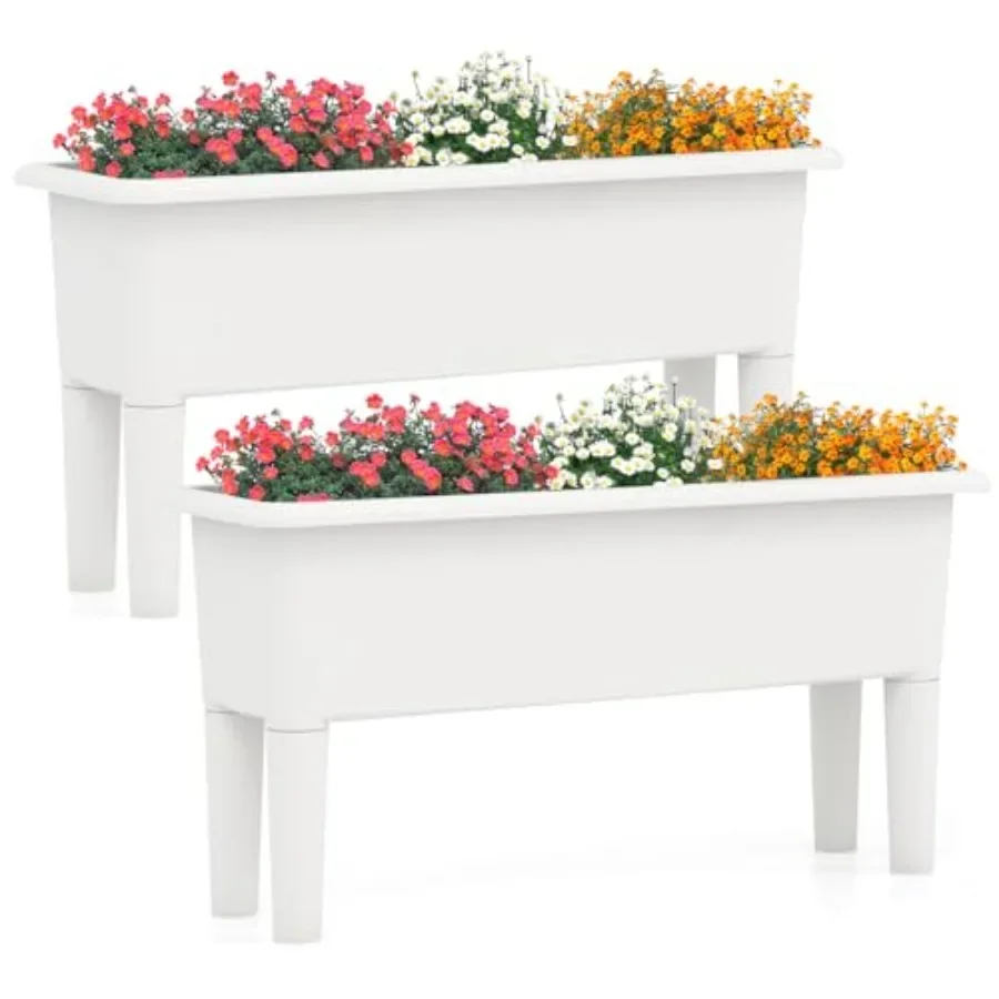 2'li Dış Mekan Yükseltilmiş Ba - Self Watering Planter incelemesi ve fiyatı