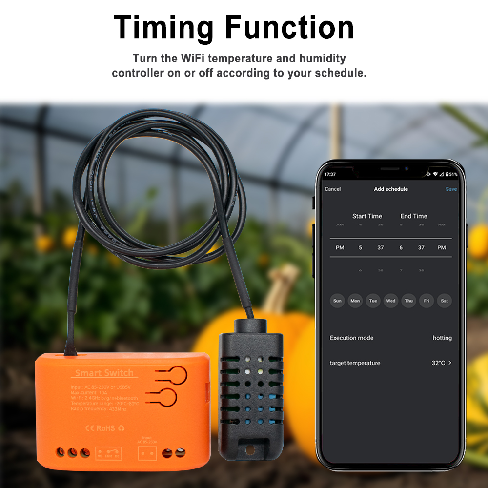 Tuya WiFi Sıcaklık Nem Sensörü - Plant Monitor incelemesi ve fiyatı