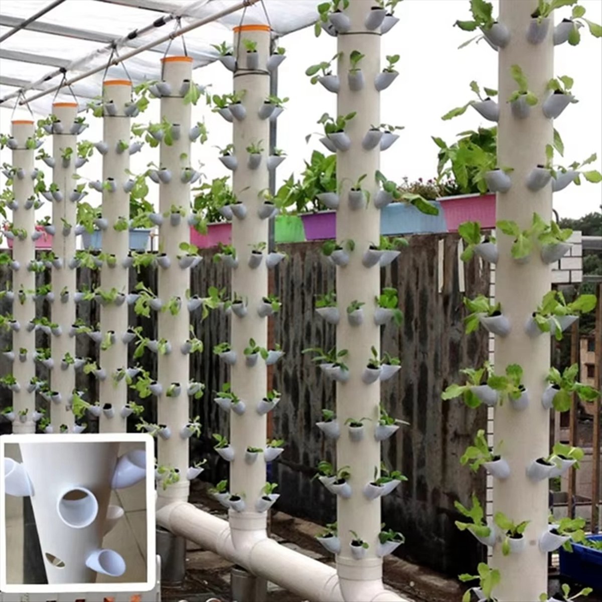 Hidroponik Dikey Kule Saksı DI - Hydroponic Tower incelemesi ve fiyatı