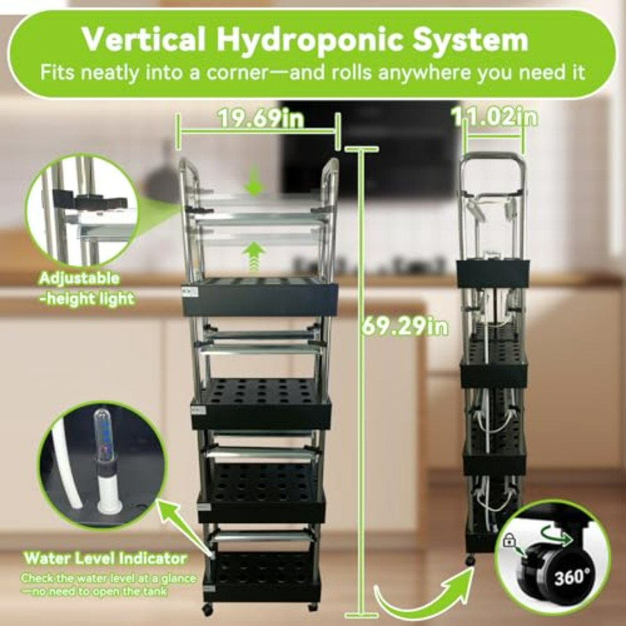İç mekan hidroponik yetiştirme - Smart Garden System incelemesi ve fiyatı