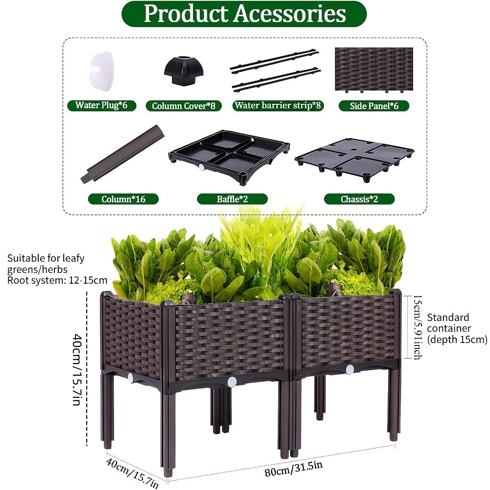 Yüksek Bahçe Yatağı, Kendiliği - Self Watering Planter incelemesi ve fiyatı