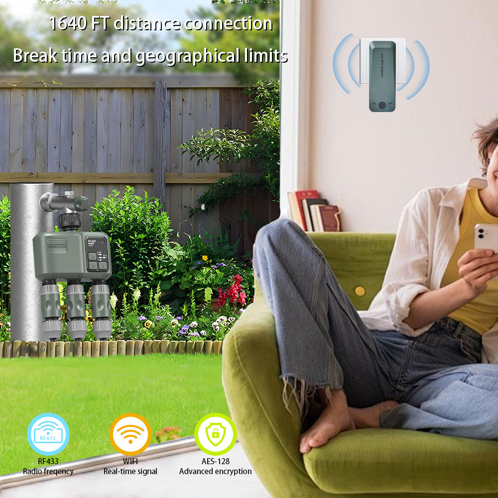 Tuya Wifi+RF433 3 Çıkışlı Su Z - Smart Garden Kit incelemesi ve fiyatı