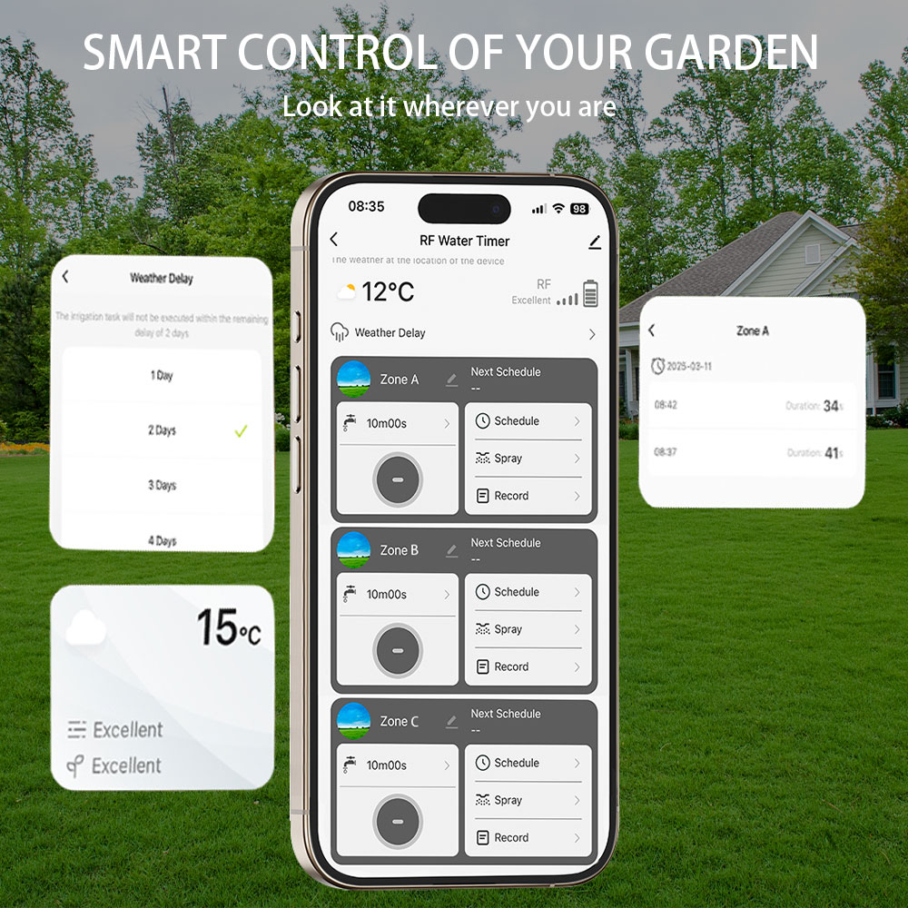 Tuya Wifi+RF433 3 Çıkışlı Su Z - Smart Garden Kit incelemesi ve fiyatı